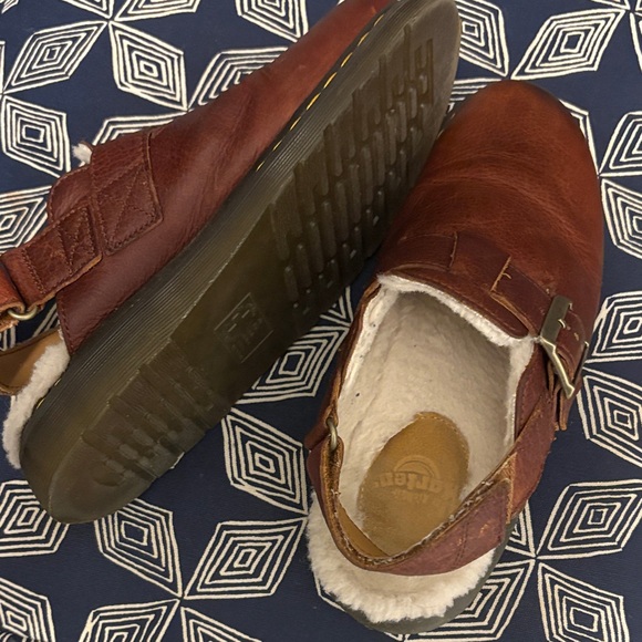 Dr. Martens Brown Leather Mules - Picture 3 of 3